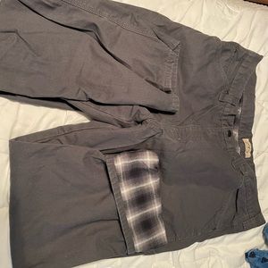 Blue mountain flannel lined pants